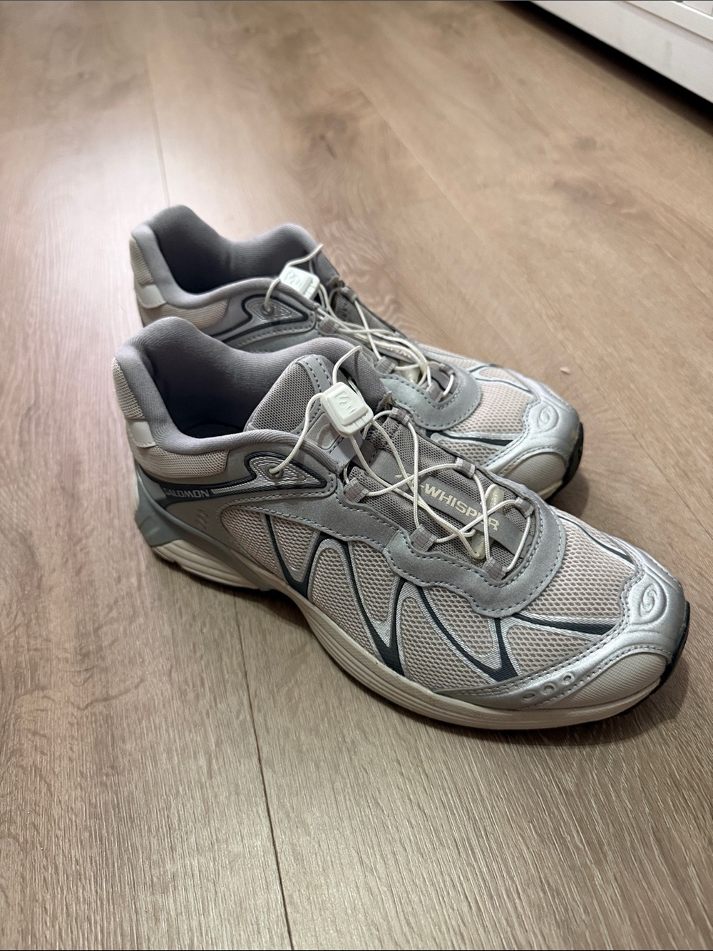 Salomon Whisper Unisex Sneakers in Gray and Silver